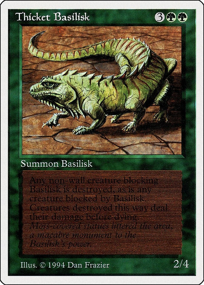 Image for Thicket Basilisk (218) (SUM) - Magic: The Gathering