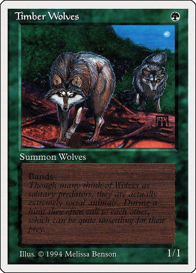 Image for Timber Wolves (219) (SUM) - Magic: The Gathering