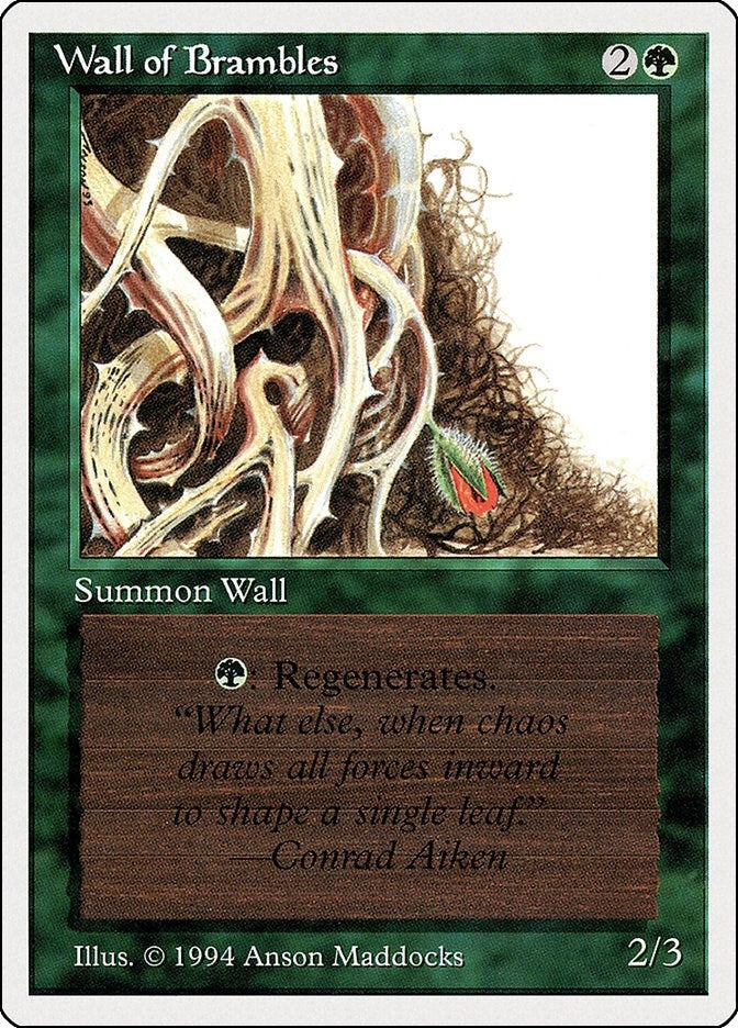 Image for Wall of Brambles (224) (SUM) - Magic: The Gathering