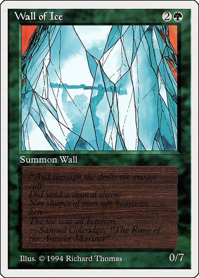 Image for Wall of Ice (225) (SUM) - Magic: The Gathering
