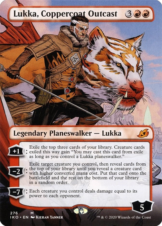 Image for Lukka, Coppercoat Outcast (Borderless) (276) (IKO) - Magic: The Gathering