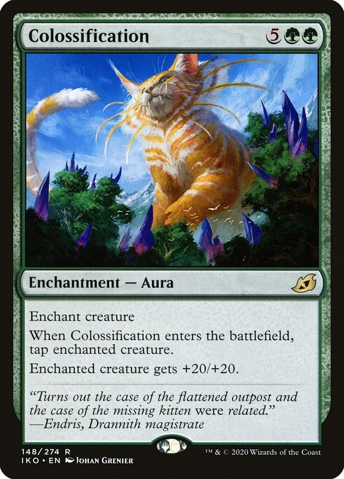 Image for Colossification (148) (IKO) - Magic: The Gathering