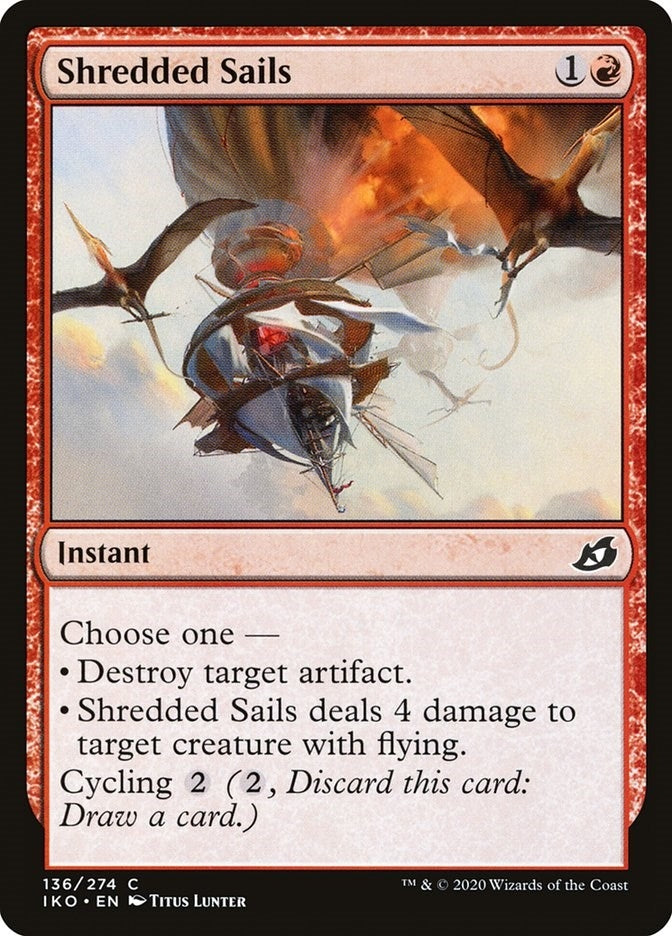 Image for Shredded Sails (136) (IKO) - Magic: The Gathering