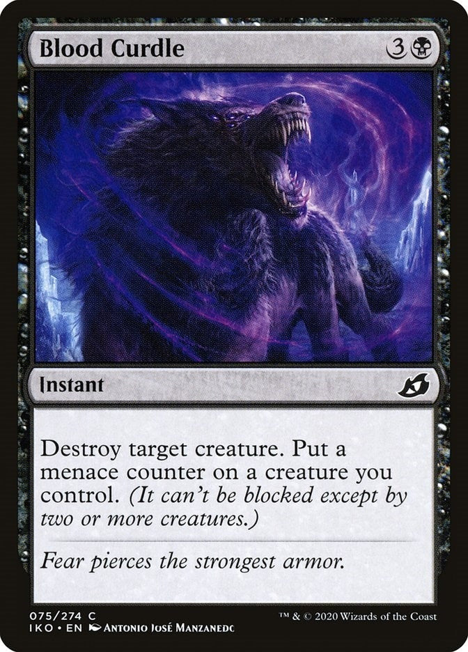 Image for Blood Curdle (75) (IKO) - Magic: The Gathering
