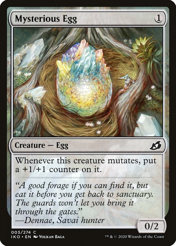 Image for Mysterious Egg (3) (IKO) - Magic: The Gathering