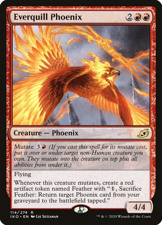 Image for Everquill Phoenix (114) (IKO) - Magic: The Gathering