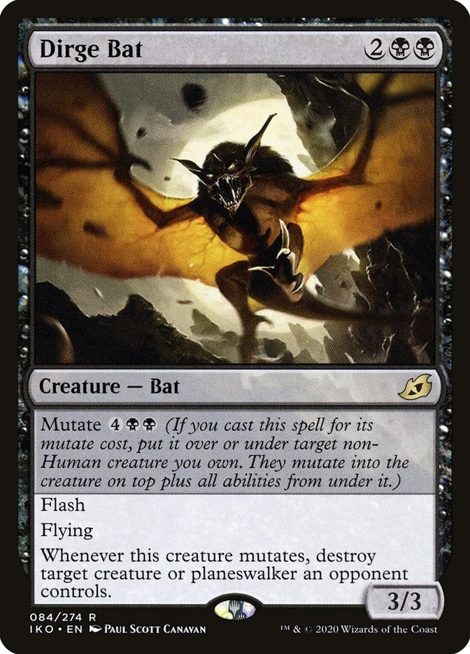Image for Dirge Bat (84) (IKO) - Magic: The Gathering