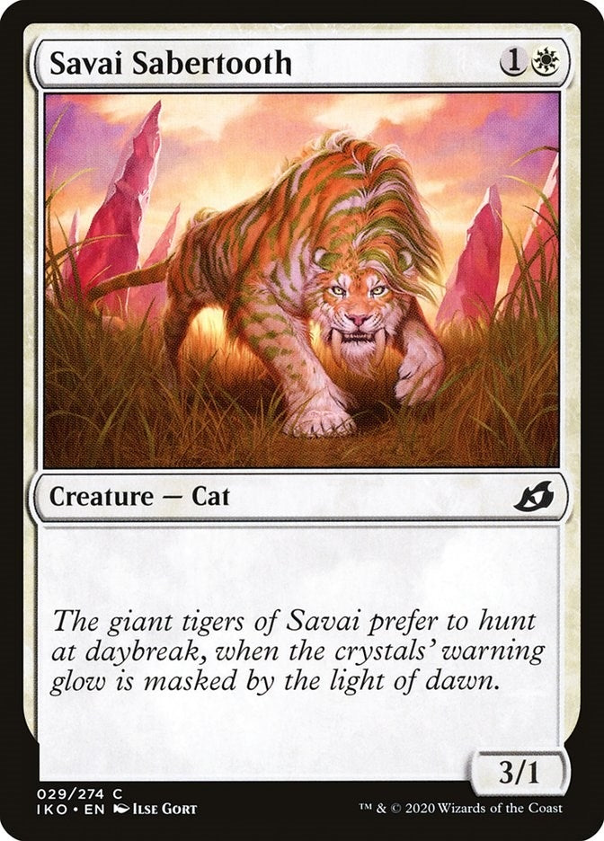 Image for Savai Sabertooth (29) (IKO) - Magic: The Gathering