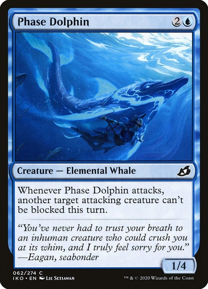 Image for Phase Dolphin (62) (IKO) - Magic: The Gathering