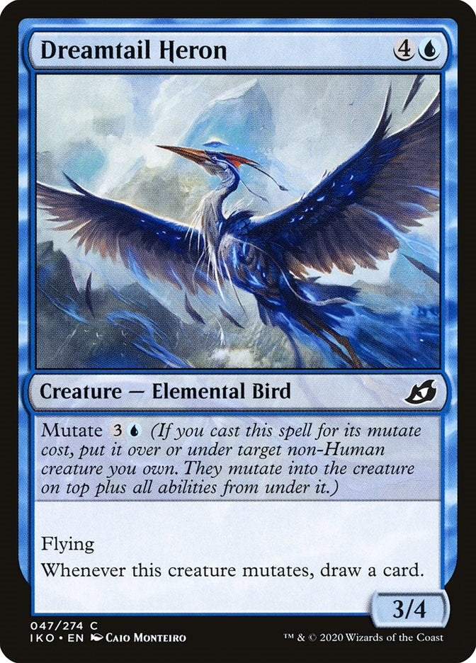 Image for Dreamtail Heron (47) (IKO) - Magic: The Gathering