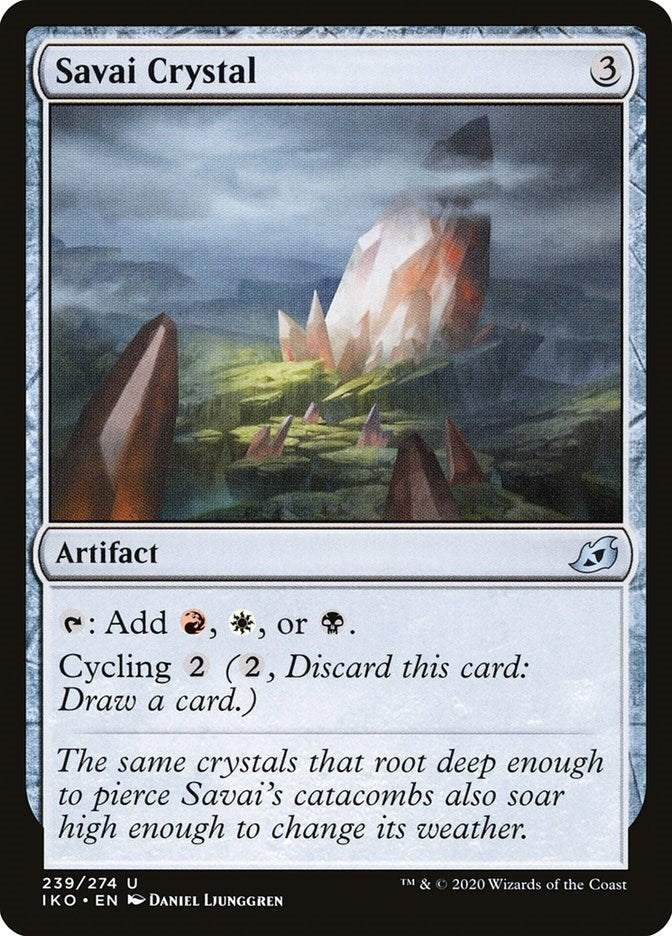 Image for Savai Crystal (239) (IKO) - Magic: The Gathering