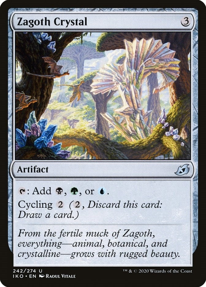 Image for Zagoth Crystal (242) (IKO) - Magic: The Gathering