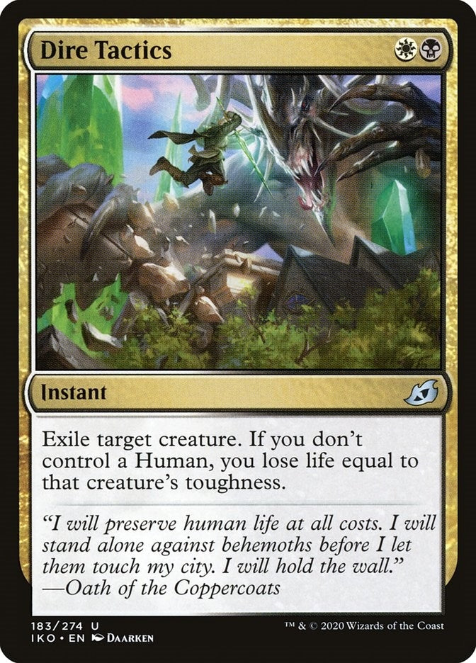 Image for Dire Tactics (183) (IKO) - Magic: The Gathering