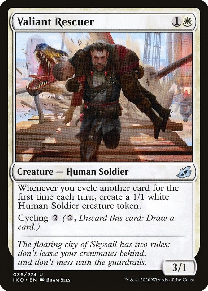 Image for Valiant Rescuer (36) (IKO) - Magic: The Gathering