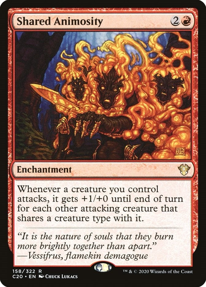 Image for Shared Animosity (158) (C20) - Magic: The Gathering