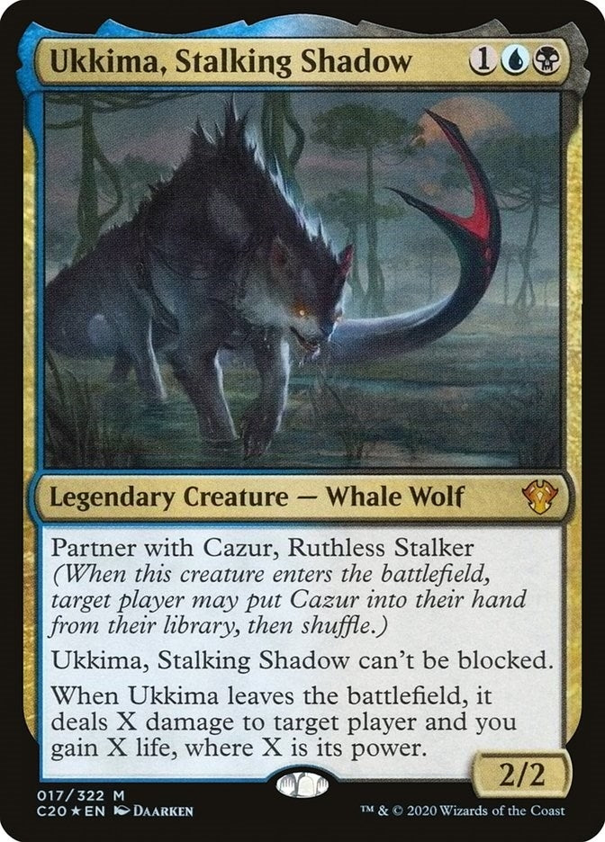 Image for Ukkima, Stalking Shadow (17) (C20) - Magic: The Gathering