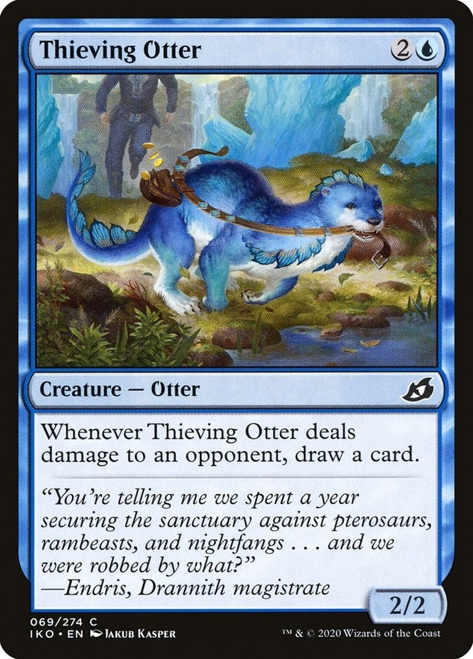 Image for Thieving Otter (69) (IKO) - Magic: The Gathering