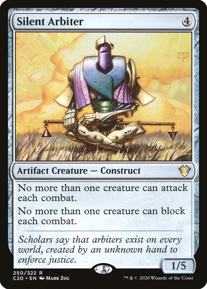 Image for Silent Arbiter (250) (C20) - Magic: The Gathering