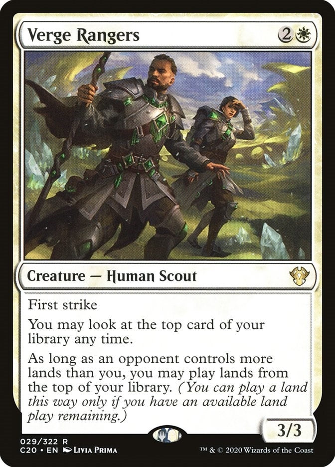 Image for Verge Rangers (29) (C20) - Magic: The Gathering