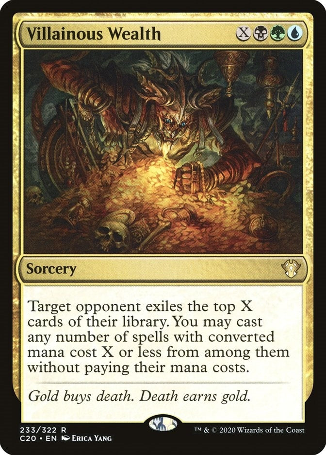 Image for Villainous Wealth (233) (C20) - Magic: The Gathering