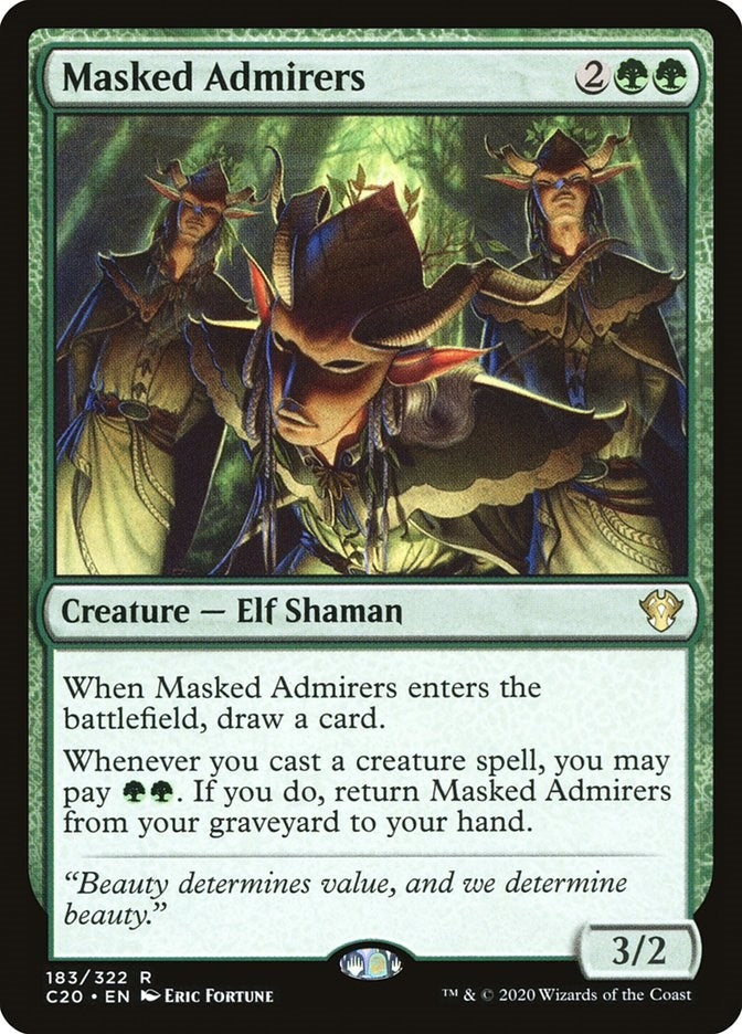 Image for Masked Admirers (183) (C20) - Magic: The Gathering