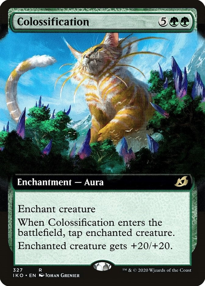 Image for Colossification (Extended Art) (327) (IKO) - Magic: The Gathering