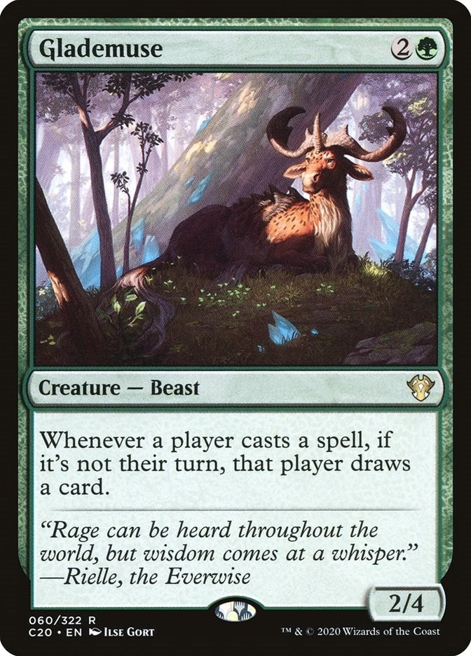 Image for Glademuse (60) (C20) - Magic: The Gathering
