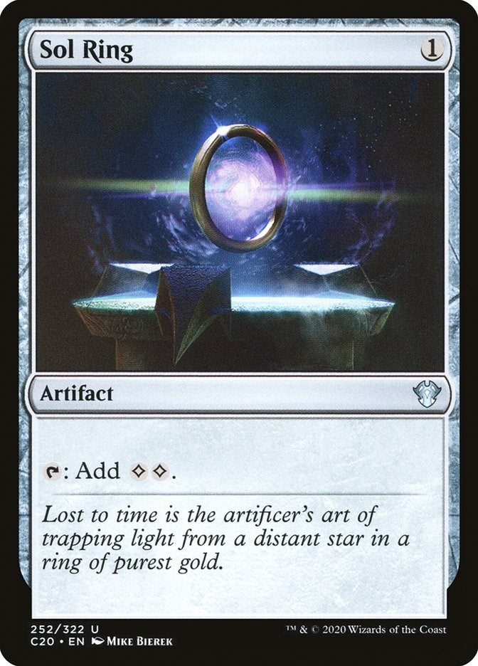 Image for Sol Ring (252) (C20) - Magic: The Gathering