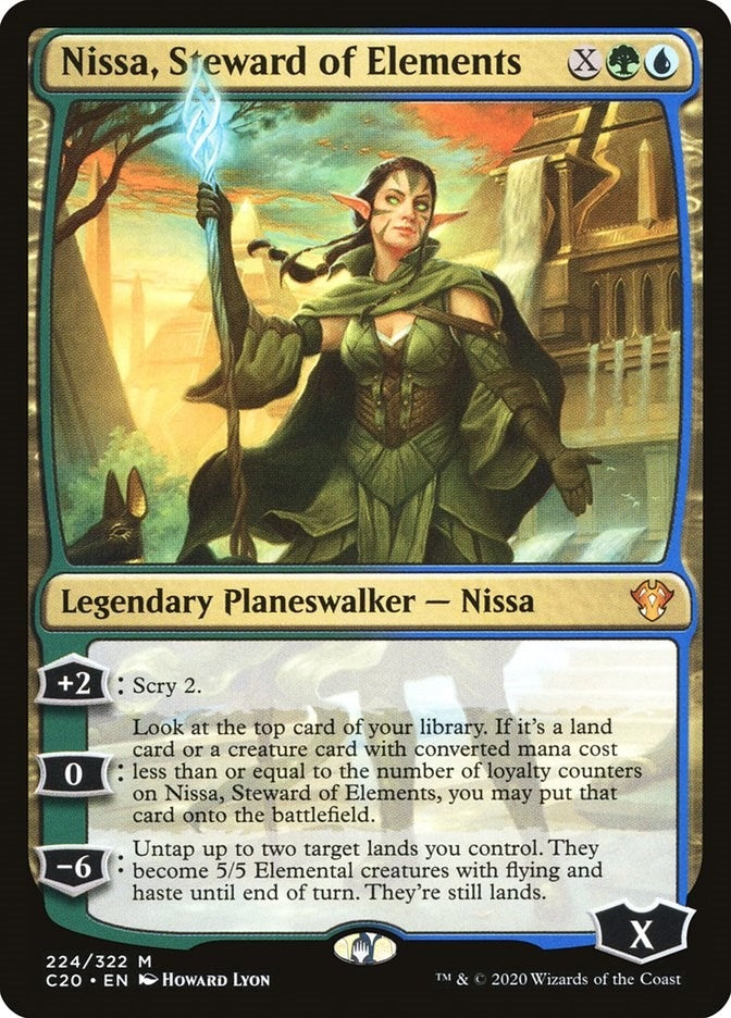 Image for Nissa, Steward of Elements (224) (C20) - Magic: The Gathering