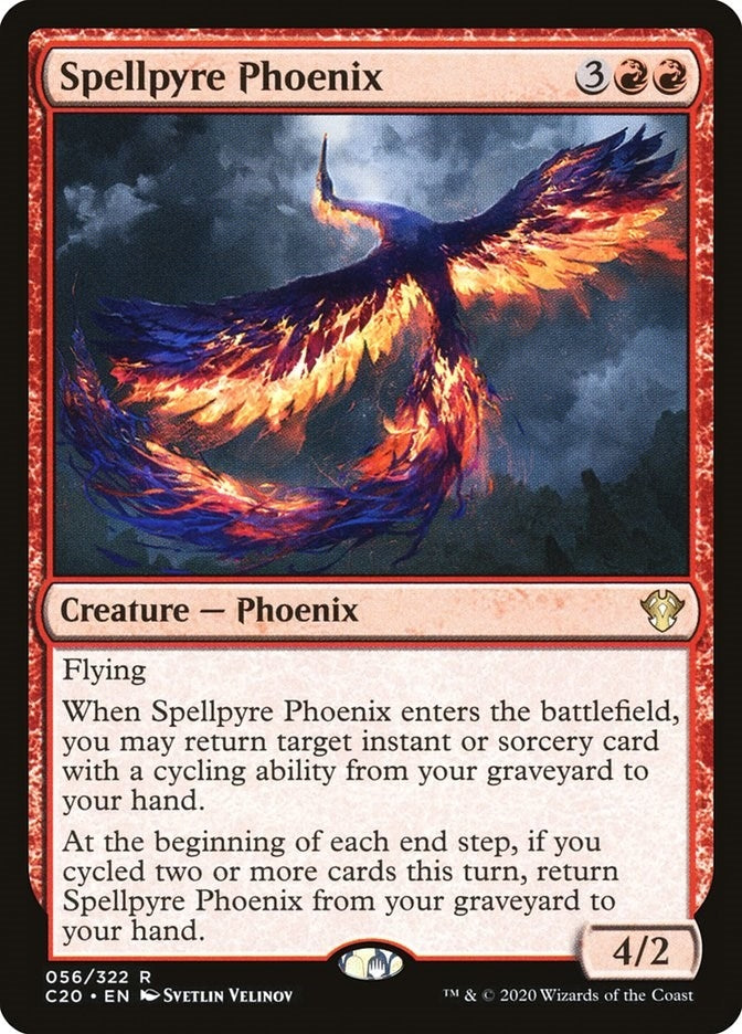 Image for Spellpyre Phoenix (56) (C20) - Magic: The Gathering