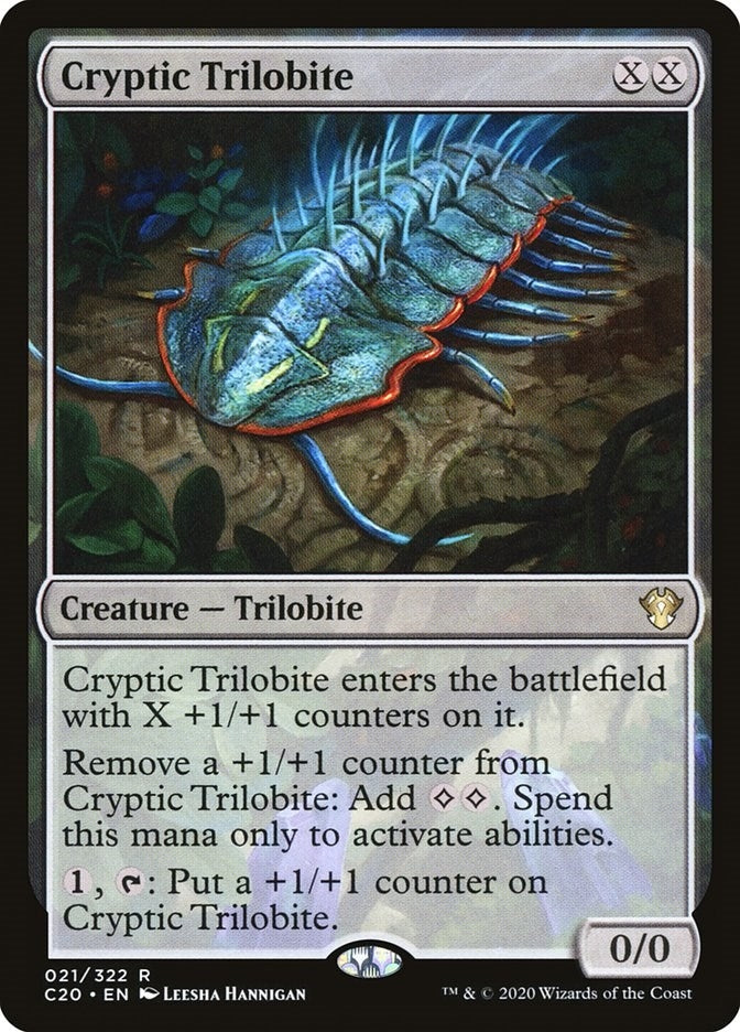 Image for Cryptic Trilobite (21) (C20) - Magic: The Gathering
