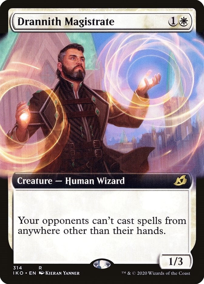 Image for Drannith Magistrate (Extended Art) (314) (IKO) - Magic: The Gathering