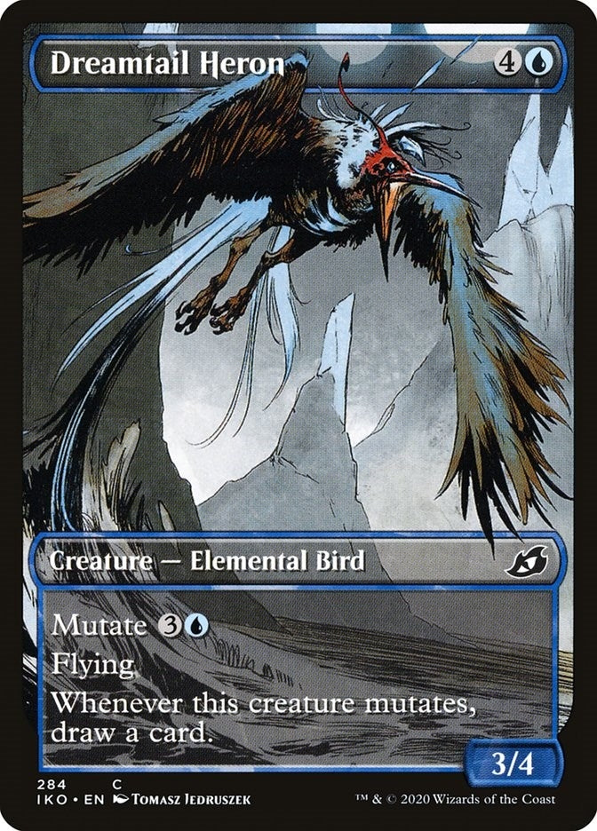 Image for Dreamtail Heron (Showcase) (284) (IKO) - Magic: The Gathering