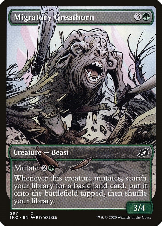 Image for Migratory Greathorn (Showcase) (297) (IKO) - Magic: The Gathering