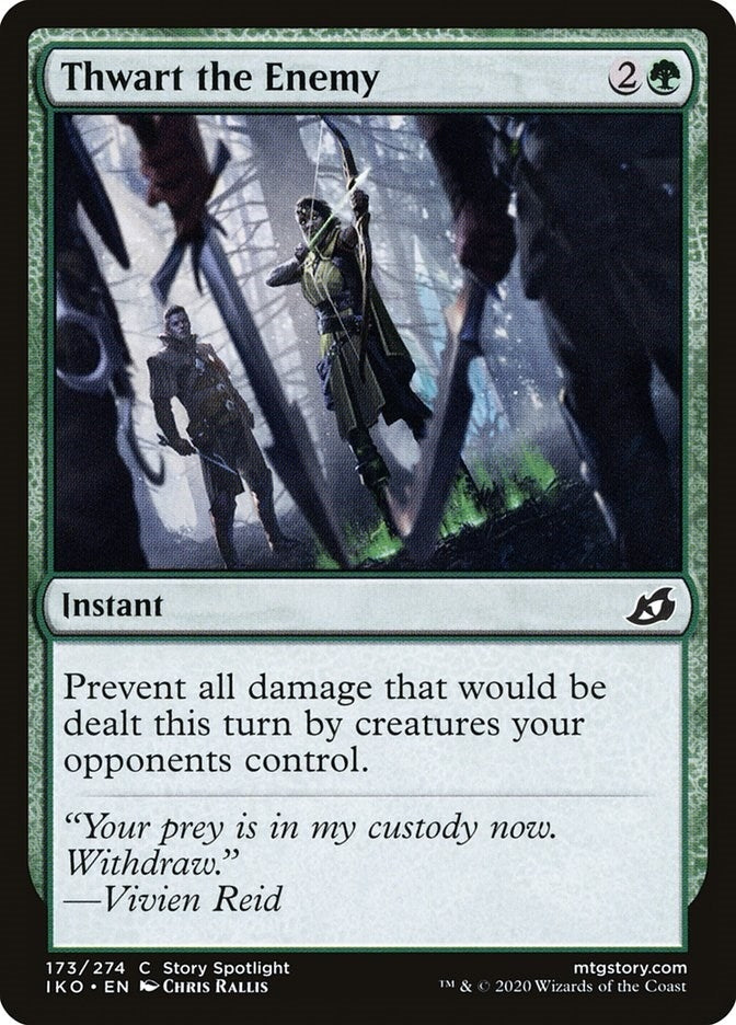 Image for Thwart the Enemy (173) (IKO) - Magic: The Gathering