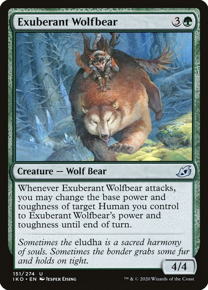 Image for Exuberant Wolfbear (151) (IKO) - Magic: The Gathering