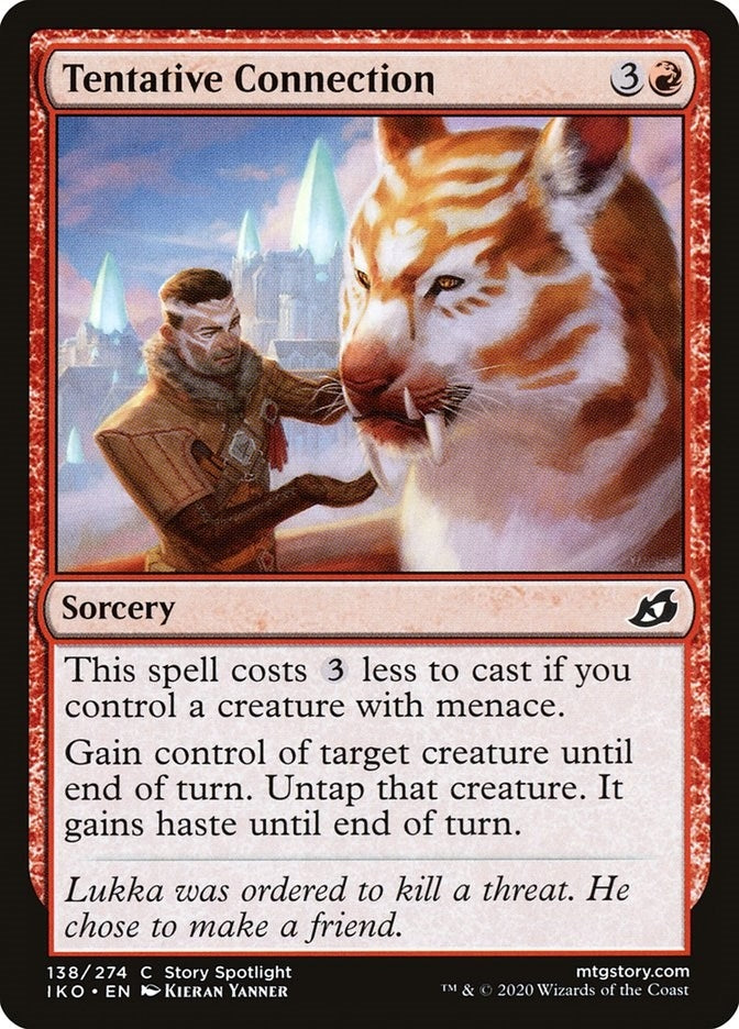 Image for Tentative Connection (138) (IKO) - Magic: The Gathering