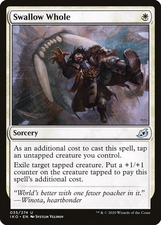 Image for Swallow Whole (35) (IKO) - Magic: The Gathering