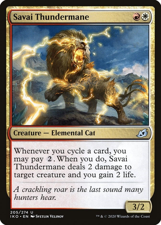 Image for Savai Thundermane (205) (IKO) - Magic: The Gathering