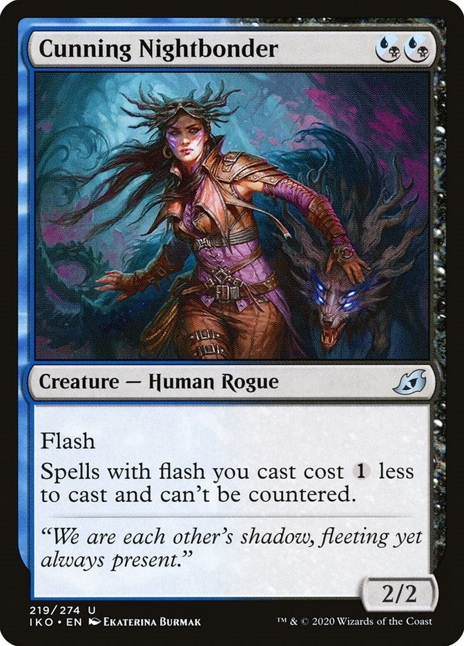 Image for Cunning Nightbonder (219) (IKO) - Magic: The Gathering