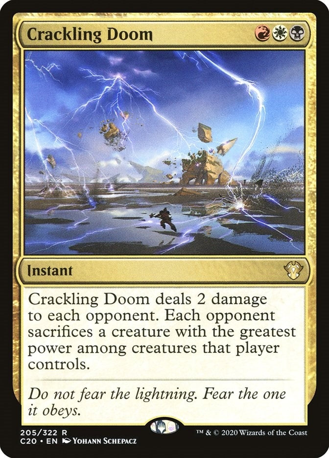 Image for Crackling Doom (205) (C20) - Magic: The Gathering