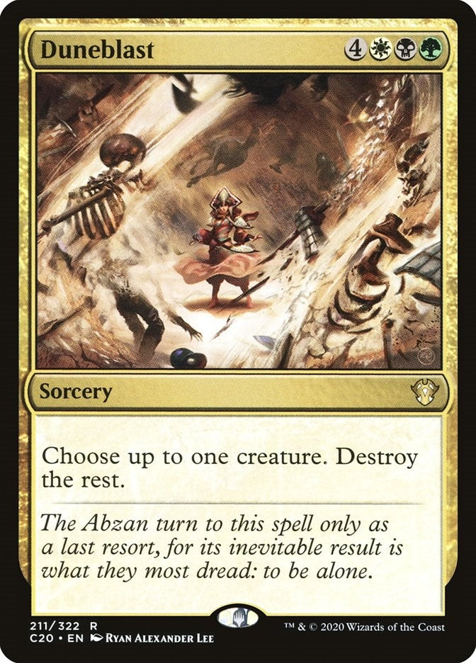 Image for Duneblast (211) (C20) - Magic: The Gathering