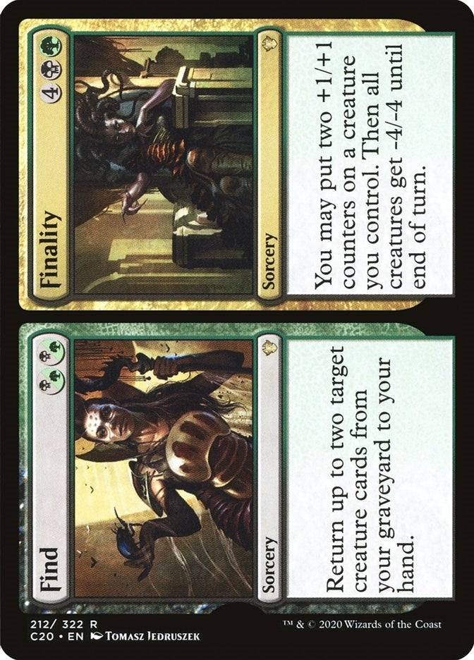 Image for Find // Finality (212) (C20) - Magic: The Gathering