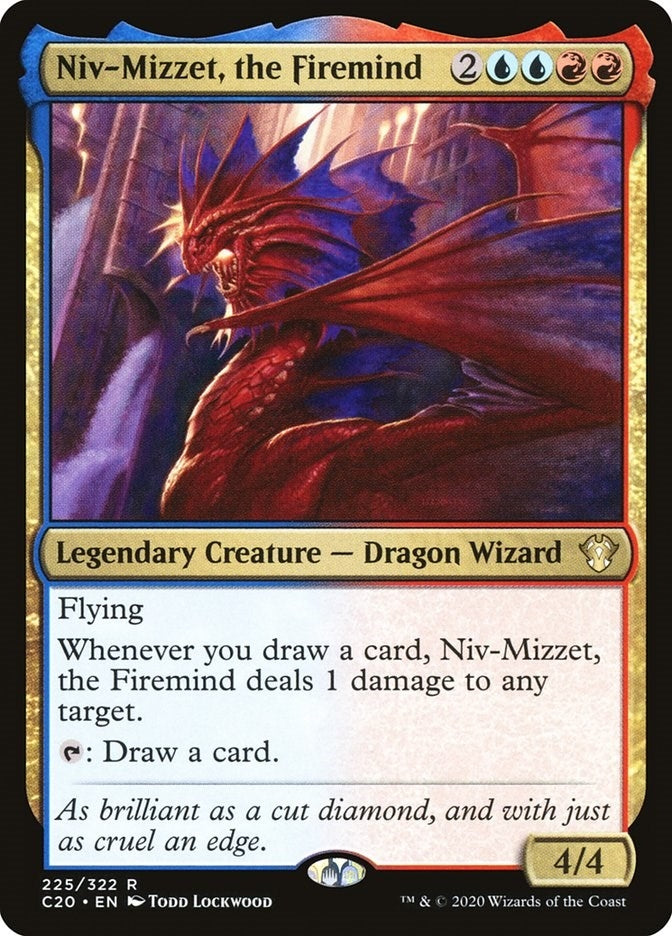 Image for Niv-Mizzet, the Firemind (225) (C20) - Magic: The Gathering