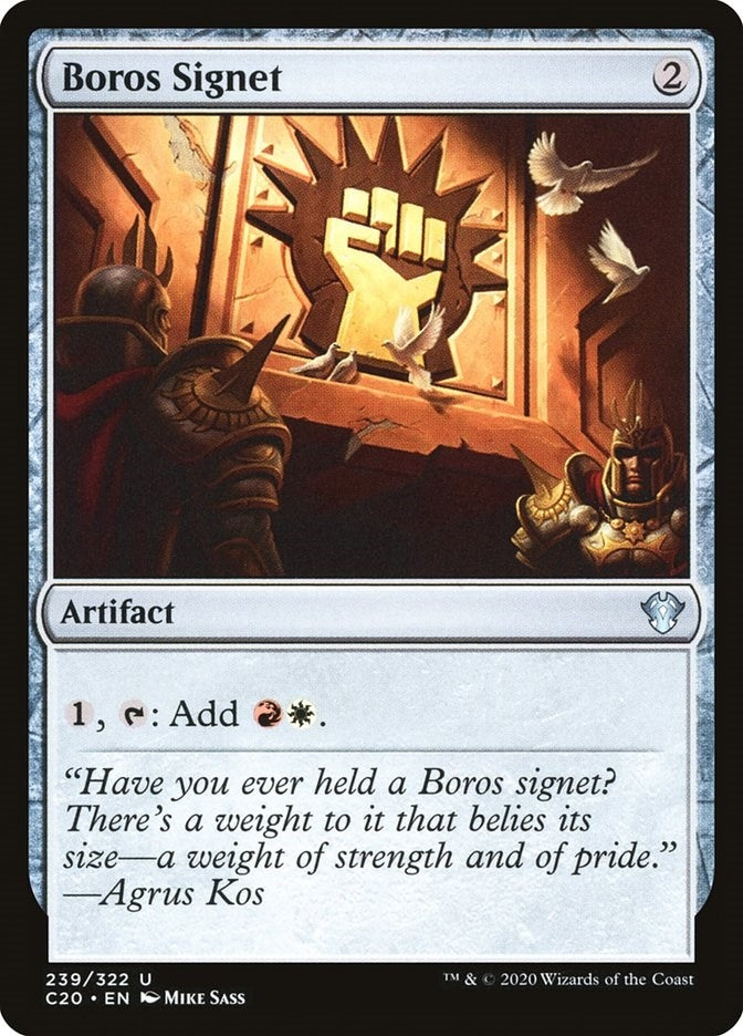 Image for Boros Signet (239) (C20) - Magic: The Gathering