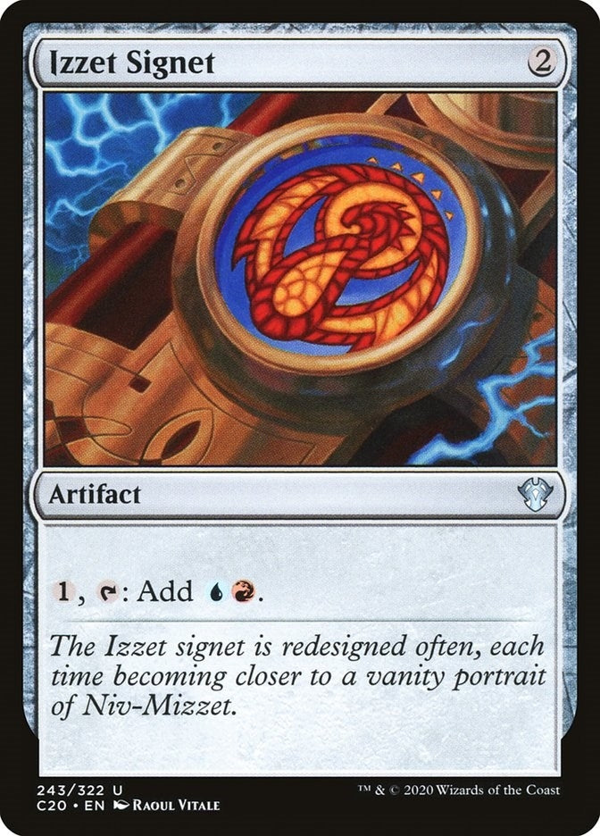 Image for Izzet Signet (243) (C20) - Magic: The Gathering