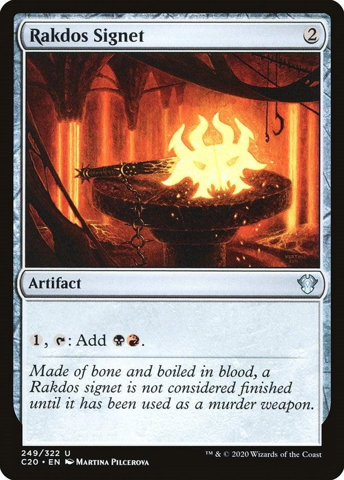 Image for Rakdos Signet (249) (C20) - Magic: The Gathering
