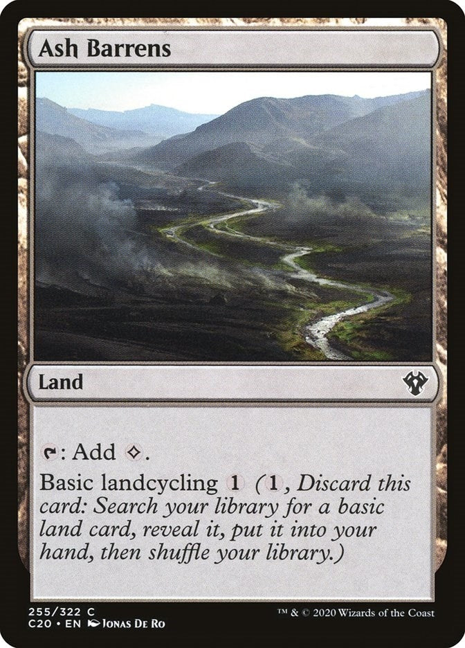 Image for Ash Barrens (255) (C20) - Magic: The Gathering