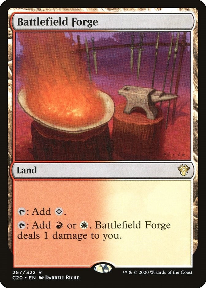 Image for Battlefield Forge (257) (C20) - Magic: The Gathering