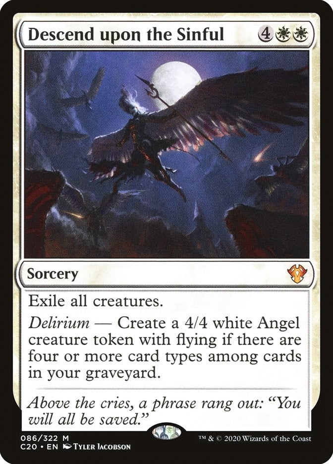 Image for Descend upon the Sinful (86) (C20) - Magic: The Gathering